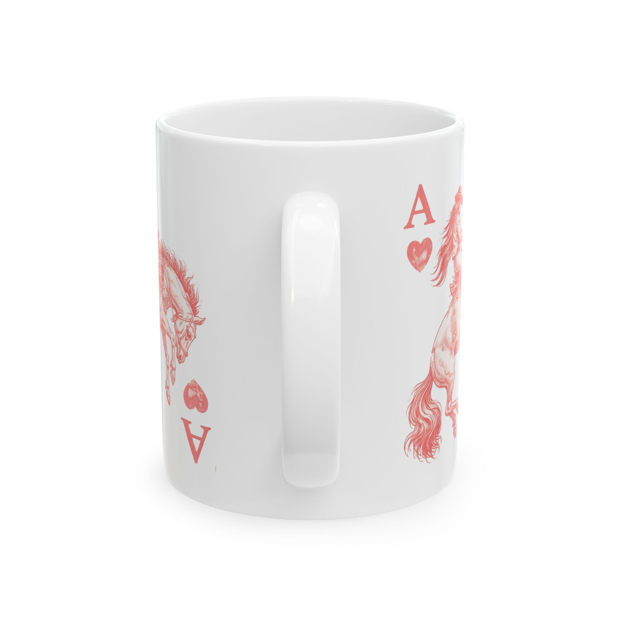 Ace of Hearts Cowgirl Mug, 11oz